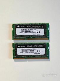 Kit memoria RAM Corsair 16 GB (2x8G) DDR3