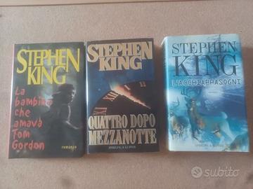 n° 3 libri Stephen King, copertina rigida