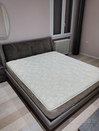 letto king size completo di doghe e materasso