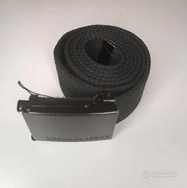Cintura Urban Classics nera tessuto regolabile