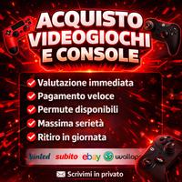 Ritiro Giochi e Console-Nintendo e Playstation