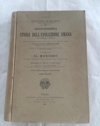 Storia dell'evoluzione umana - anno 1895