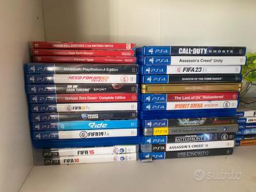 Giochi ps4, ps3 e nintendo switch