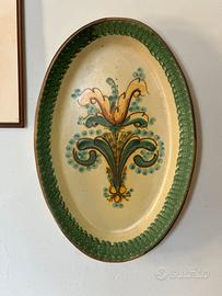 Grande piatto Caltagirone RIK Varsallona 1987