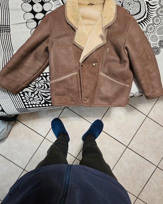 Montone Ruffo originale – shearling pelle 