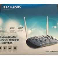 TP-LINK Modem Router ADSL2+ Wireless N 300Mbps TD-