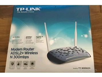 TP-LINK Modem Router ADSL2+ Wireless N 300Mbps TD-