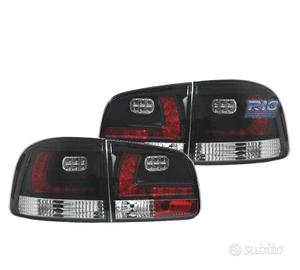 FANALI VOLKSWAGEN VW TOUAREG 02-10 LED SFONDO NERO