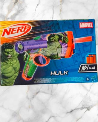 Marvel Nerf Hulk N1 Edition - Blaster con 4 Dardi