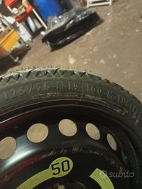Ruotino di scorta 19" (125/70 R19) - NUOVO