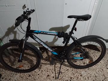Bicicletta schiano+lucchetto+supporto bici
