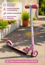 Winx Bloom monopattino a 2 ruote pieghevole