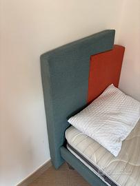 Coppia letti singoli imbottiti