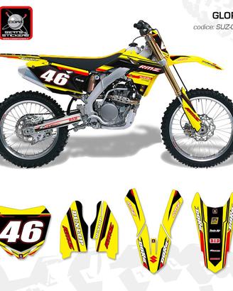 Kit GRAFICHE SUZUKI RM 125/250/450 2 e 4 tempi