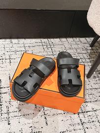 Pantofole da uomo Hermes color chypre eu 45