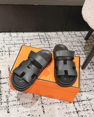 Pantofole da uomo Hermes color chypre eu 45