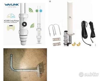 WIFI REPEATER + ANTENNA LTE + SUPPORTO PER PALO