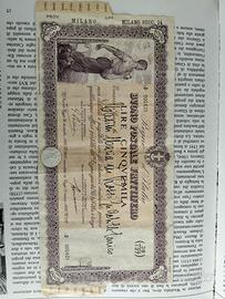 Buono fruttifero postale Regno d'Italia, 1940