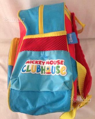 Zainetto Disney Mickey Mouse Clubhouse o di Cars