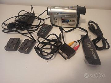 Samsung VP-D15 MiniDV funzionante con accessori