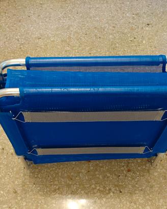  Sdraio lettino nuova alluminio 62 x 187 x h 25 cm