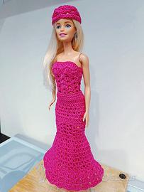Abito da gran sera, lungo a sirena per “Barbie”