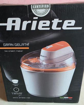 Gelatiera Ariete Gran Gelato 1.5L nuova in scatola