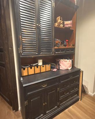 Grande credenza in legno Vecchio West