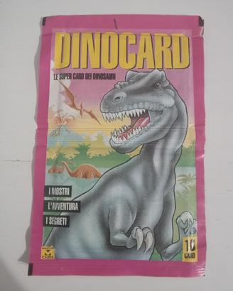 Doppia Bustina Dinocard Card Dei Dinosauri