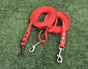 guinzaglio rosso pvc hexa