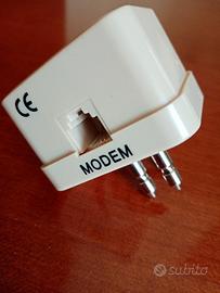 Adattatore telefonico spina/presa attacco modem