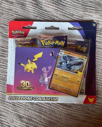 Blister 3 buste Pokemon 30 anniversario nuovo