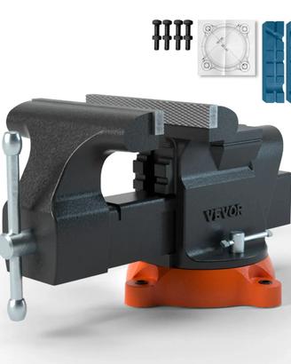 Morsa di Precisione da Banco Base Girevole da 360°