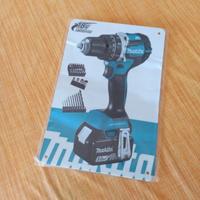 Cartello pubblicitario trapano Makita