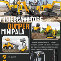 Miniescavatori , Minipale , Dumper