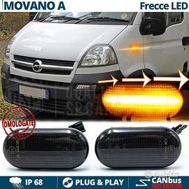 Frecce LED per OPEL MOVANO A Dinamiche NERE