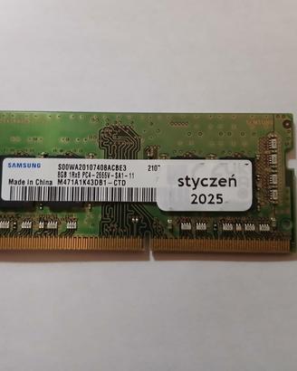 Samsung RAM notebook 8 GB PC4 2666MHz SODIMM 