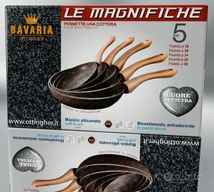 set 5 padelle BAVARIA Ottingher – Cuore di Pietra