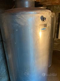Cisterna acqua potabile in acciaio da 500L