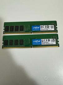 16GB RAM Crucial DDR4 2133MHz UDIMM CL15
