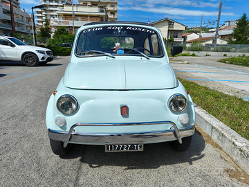 Fiat 500 epoca colore acquamarina