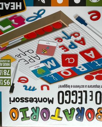Gioco Montessori laboratorio scrivo e leggo