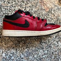 Scarpe Jordan rosse e nere, taglia 37,5 originali