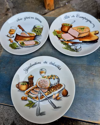6 piattini vintage da antipasto Winterling Bavaria