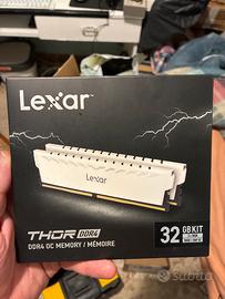 Ram 32 gb ddr4 3600 Lexar  Thor