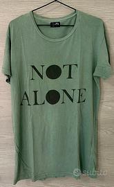 T-shirt menta con stampa Cheap Monday