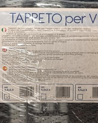tappeto per veranda conver per roulotte