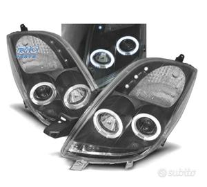 FARI TOYOTA YARIS 06-09 OCCHI ANGEL CCFL FONDO NER