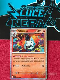 Volcarona BLK 016 Holo Luce Nera Pokemon Ita