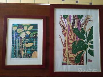 Coppia di stampe delle isole Seychelles 